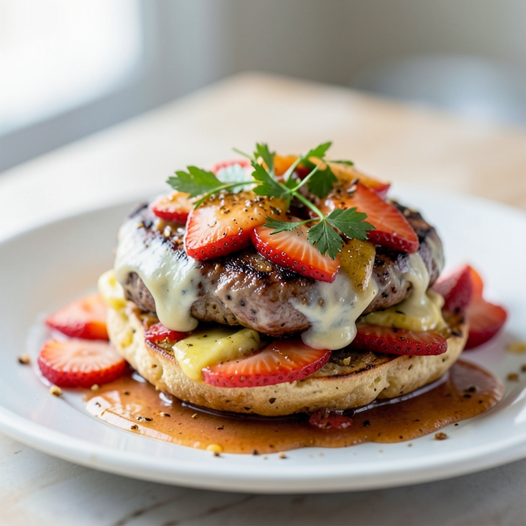 معاينة مرئية أصلية لأكلة فراولة كيت كات ستيك وافل من وافليشــوس