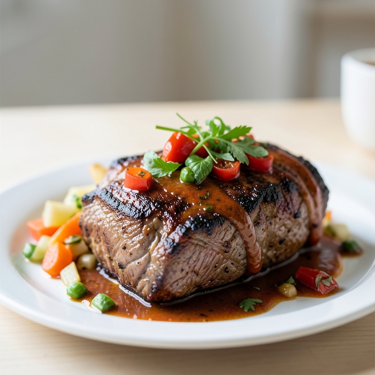 معاينة مرئية أصلية لأكلة ستيك أوريو وفل من وافليشــوس