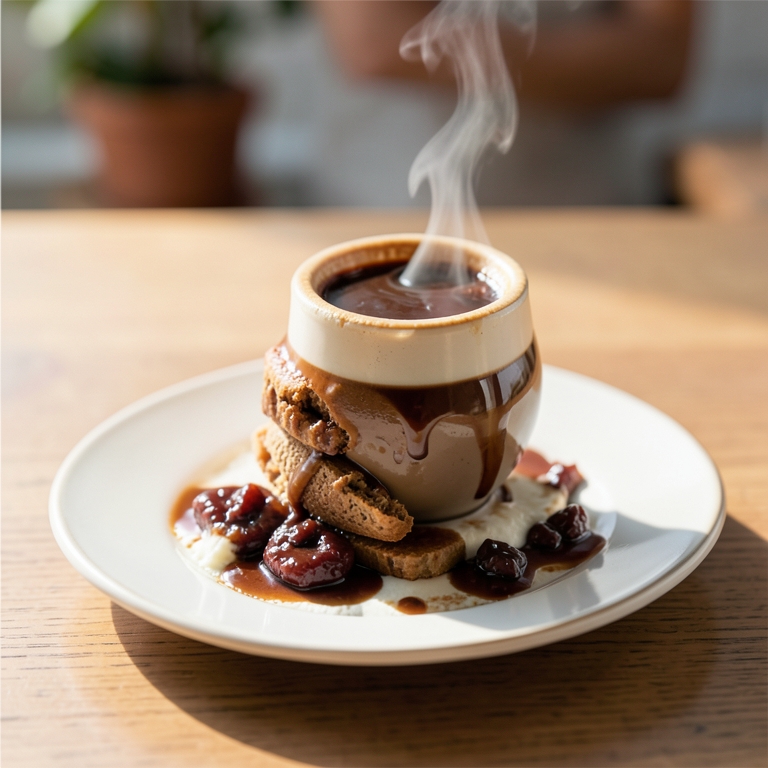 معاينة مرئية أصلية لأكلة كافية موكا من وافليشــوس