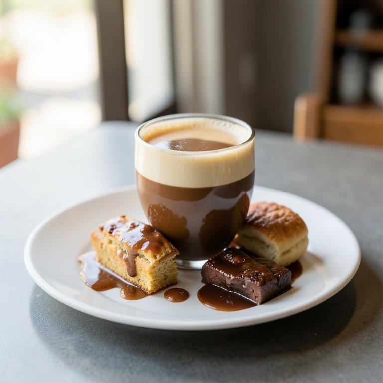 معاينة مرئية أصلية لأكلة قهوة أمريكية من وافليشــوس