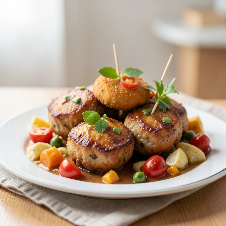 معاينة مرئية أصلية لأكلة وافل ستيك مع إضافات من وافليشــوس