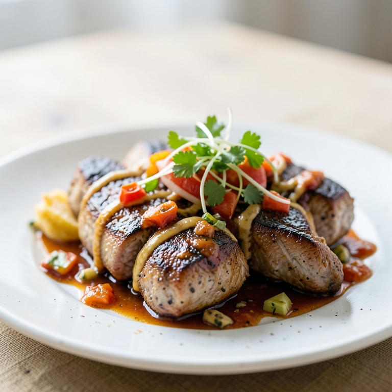 معاينة مرئية أصلية لأكلة وافل ستيك ام اند ام من وافليشــوس